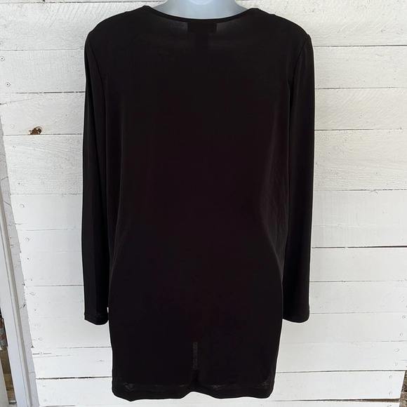 Carmen Marc Valvo Bling Shirt Size M - Picture 4 of 8